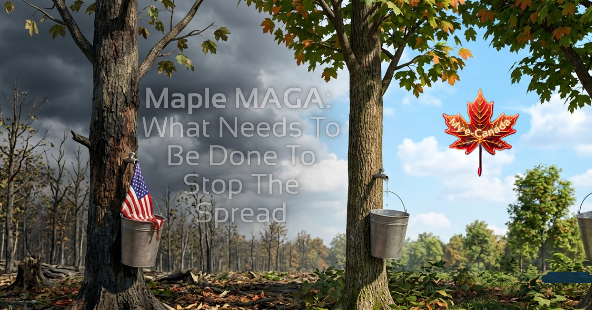 Maple MAGA: What Needs To Be Done To Stop The Spread