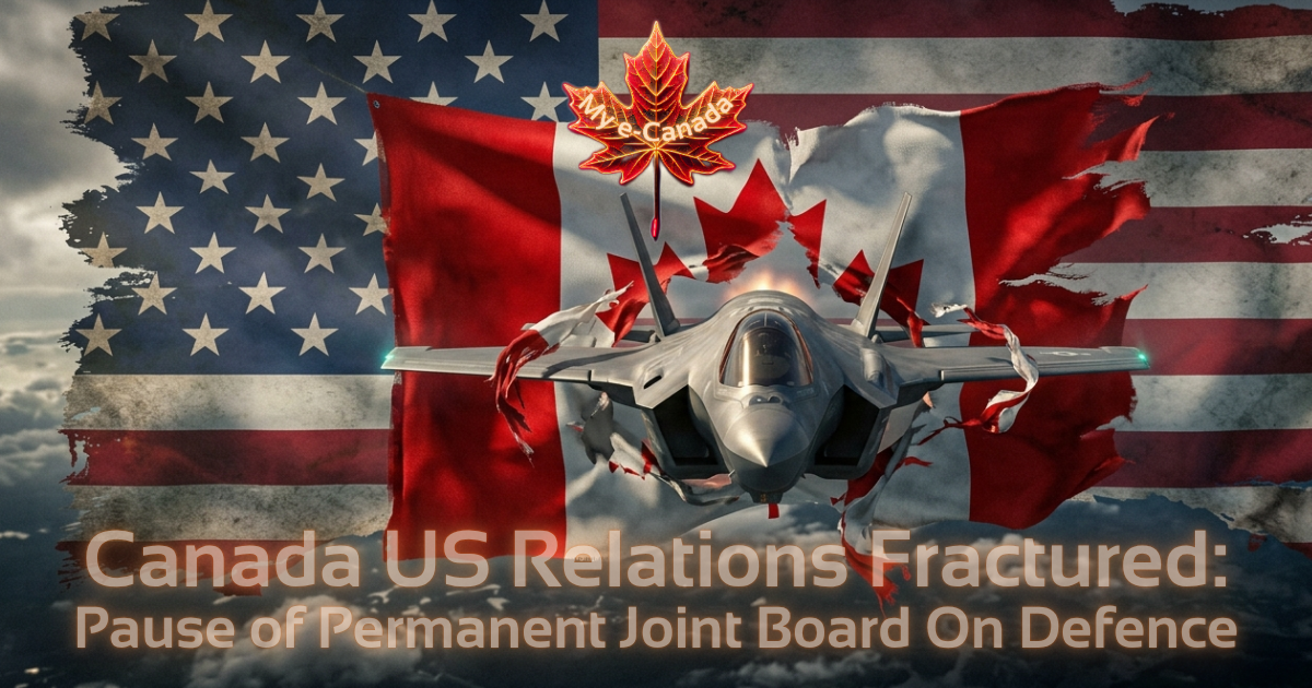 Canada US Relations Fractured: Pause of Permanent Joint Board On Defence